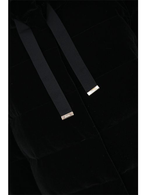 Piumino in velluto Nero Herno | PI002180D 15020S9300
